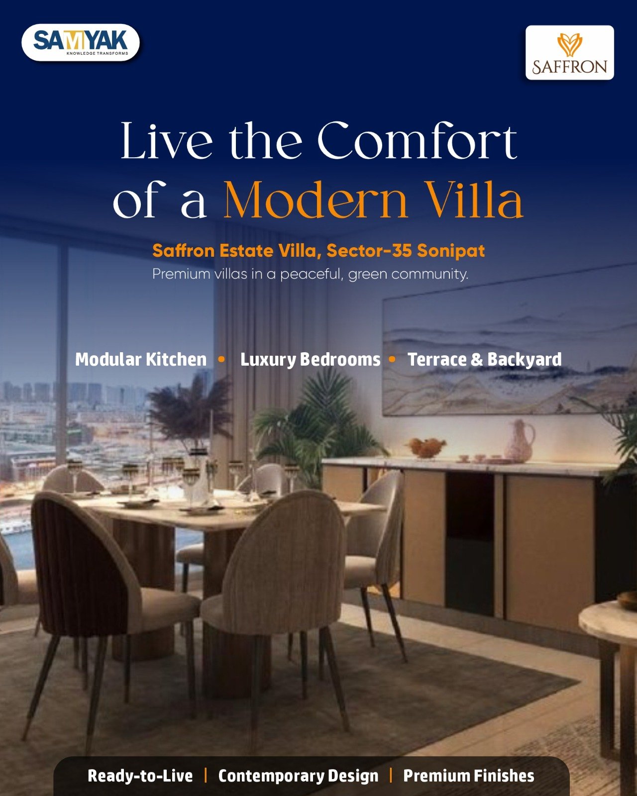 Saffron Villas Hero Mobile